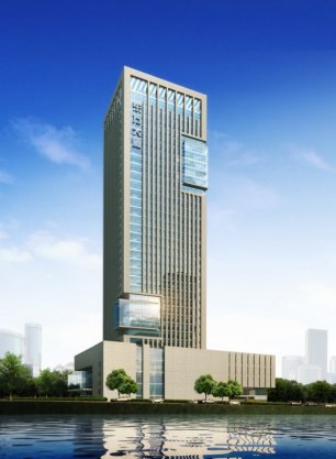 The Orient Building in Ordos City, Inner Mongolia